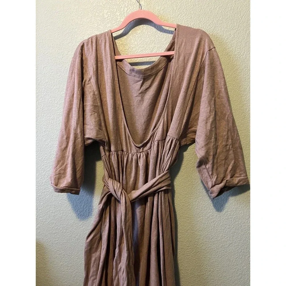Free People Garcia MIDI Dress Purple Size Medium